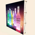 Custom advertising trade show booth pop up backdrop display