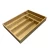 Import Custom Bamboo Cutlery Kitchen Utensil Tray With 6 Compartment Storage Dividers Wood Tray from China