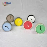 Custom cement line antique clock wholesale furnishing clock creative pendulum wall clock for living room bedroom