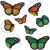 Import Custom Embroidery Patches Butterfly Appliques Sequin Iron On Patches For Clothing from China