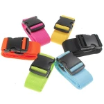 Custom logo Adjustable Travel Bag Straps Suitcase Luggage Belt Straps with TSA Lock