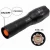 Import custom logo brands 1000m long range beam rechargeable self defensive led flashlight T6 torch with 5 modes zoomable dimming light from China