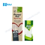 Custom Logo Plastic Pet Dog Food Packaging Bag Resealable Zipper Dog Feed Bag Side Gusset Pouch with Hole