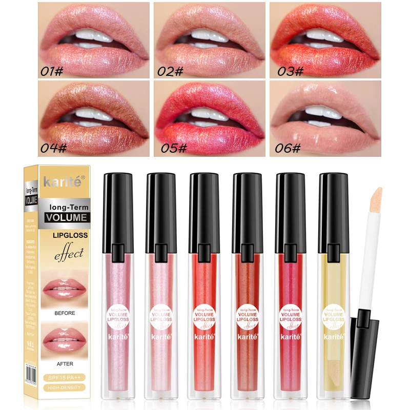 Custom Logo Wholesale Private Label Natural Organic Moisturizing Glossy Nude Shimmer Glitter Lip Gloss Private Label Gloss Lip