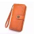 Import Custom Luxury Classic Pu Wax Leather Pierced Card Holder&amp;Money Mobile Phone Slim Wallets for Female from China