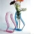 Import custom made rectangle acrylic vase,manufacture acrylic vase with photo frame,plastic cemetery vase from China