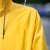 custom made waterproof fabrics womens rain jacket yellow raincoat