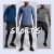 Import Custom mens Tracksuit Training & Jogging Three-piece Suit Outdoor Running Wear Top+Leggings+Shorts Wholesale Sportswear Mens from China