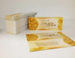 Custom paper or paperboard printing discount coupon tickets & voucher