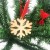 Import Custom pine wood laser cutting Christmas tree hanging decoration from China