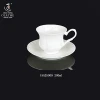 Custom printed plain white wholesale tea cups and saucers ceramic tea cup sets porcelain ceramic tea cup saucer set