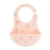 Custom printed vintage pink baby girl bandana drool waterproof silicon baby bibs