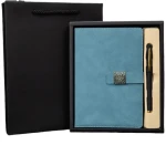 Custom Printing White Hardcover A5 Journal Notebooks Pen Wedding Planner Books Organizers Box Gift Set Leather Planner