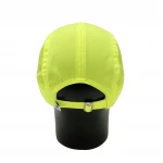 Custom Private Label Sport Running Mesh Cap Hat Fluorescent Yellow Outdoor Reflective Sports Caps