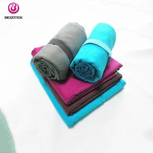 Custom quick dry clean microfibre towel and microfiber cleaning cloth branded