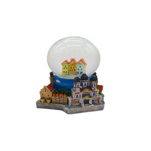 Buy Custom Resin Water Globe Craft Large Size Snow Globe Ball Souvenir ...