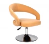 Custom round height adjustable metal chrome office swivel rocker chair base 5 star furniture parts