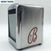 Custom tin bar napkin dispenser metal tissue box