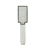 Custom white ABS bathroom accessories top shower head rain rainfall shower