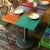 Import Custom wood dining table set Retro Themed Restaurant Dining Table Chairs from China