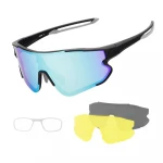 Customizable LOGO cycling sunglasses polarized fishing TR90 eyewear large frame TAC lens bicycle sports glasses