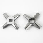 Customizable Steel Investment Casting Low Noise  Fine Processing Meat Plates Grinder Blades