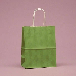customize luxury various color pattern printed gift blue shopping packaging kraft paper bag with handle