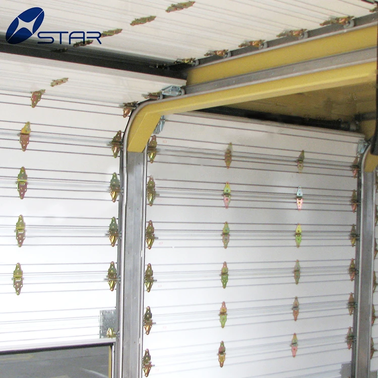Customized 1.2m-2.4m PVC vertical automatic roller shutter door