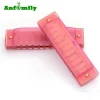 Customized educational toy mini plastic chromatic with 10 holes harmonica for sale
