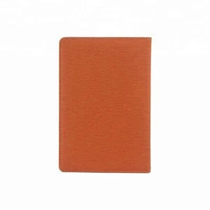 Customized Leather notebook/address book/daily dairy with ribbon