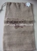 Customized Promotional wholesale shopping Natural 100% jute fabric bag