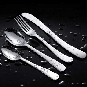Customized stainless steel flatware Christmas tableware sets restaurants coffee spoon