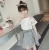 Import cy11563a children boutique clothing sets baby dress pictures kids short Sleeve t shirt suit from China