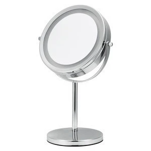 D710-5X Magnifying Desktop Double Sided 7 inch LED makeup mirror with light