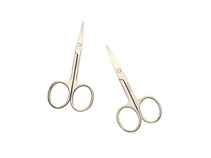 Daily Use Small Sharp Mini Stainless Steel Eyebrow Trimming Scissors Tool Brow Permanent Makeup Scissors For Salon