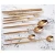 Import DAOQI 304 stainless steel mirror rose gold cutlery flatware set stainless steel cutlery portuguese dinnerware cookware sets from China