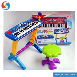 DD0551019 Kid toy instrument 37 keys with foot microphone electronic organ musical organ