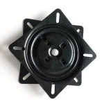 Different size 6",7",8" ,10" Square ball bearing 180 degree auto return memory return swivel plate