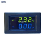 Digital AC Voltmeter Ammeter AC 300V 100A Voltage Current Amp Volt Current Meter Tester Dual LED Display D85-2042AG