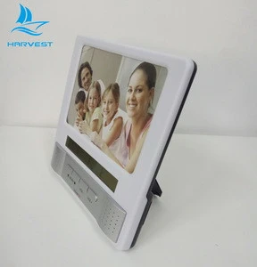 Digital Photo Frame, Radio Support, with Calendar and Clock Function