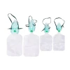 Disposable Accessories Medical Pvc High Concentration Blue Adult Oxygen Mask With Rebreathing Bag To Breathing Machine