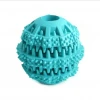Dog Ball Toys Tooth Cleaning Dog Chew Toy Leaking Ball Interactive Toy Puppy Training Products