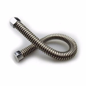 Double layer braided Stainless steel flexible metal helical/corrugated/annular Hose