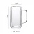 Import Double wall glass cup glass coffee mugs double wall tea drinking glass coffee cup from China