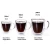 Double wall glass cup with high borosilicate glass Double wall glass cup