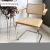 Import Dreamhause High Quality Nordic Korea Rattan Metal Wood Dining Chair Cafe Office Chair Balcony Study Armchair from China