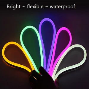 drop shipping custom neon sign lights silicon led neon flex 12v led neon strip light