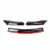 Import DTOUCH Car universal  two-color Front Shovel Gloss Black+Red  Car Front Bumper Lip Body Kit front bumper lip car external parts from China