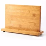 Durable Bamboo Magnetic Knife set Holder Block