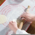 Durable Pastry Board Rolling Pin Baking Pad Silicone Kitchen Anti Slip Carpet